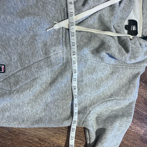 G-Star RAW® SofeBoyfriend Drape HoodedSweat Grey Size Small - Picture 9 of 11